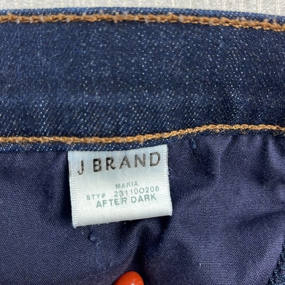 J Brand Skinny Jeans Women Size 30 Dark Indigo Mid-Rise Stretch Denim - Picture 7 of 9